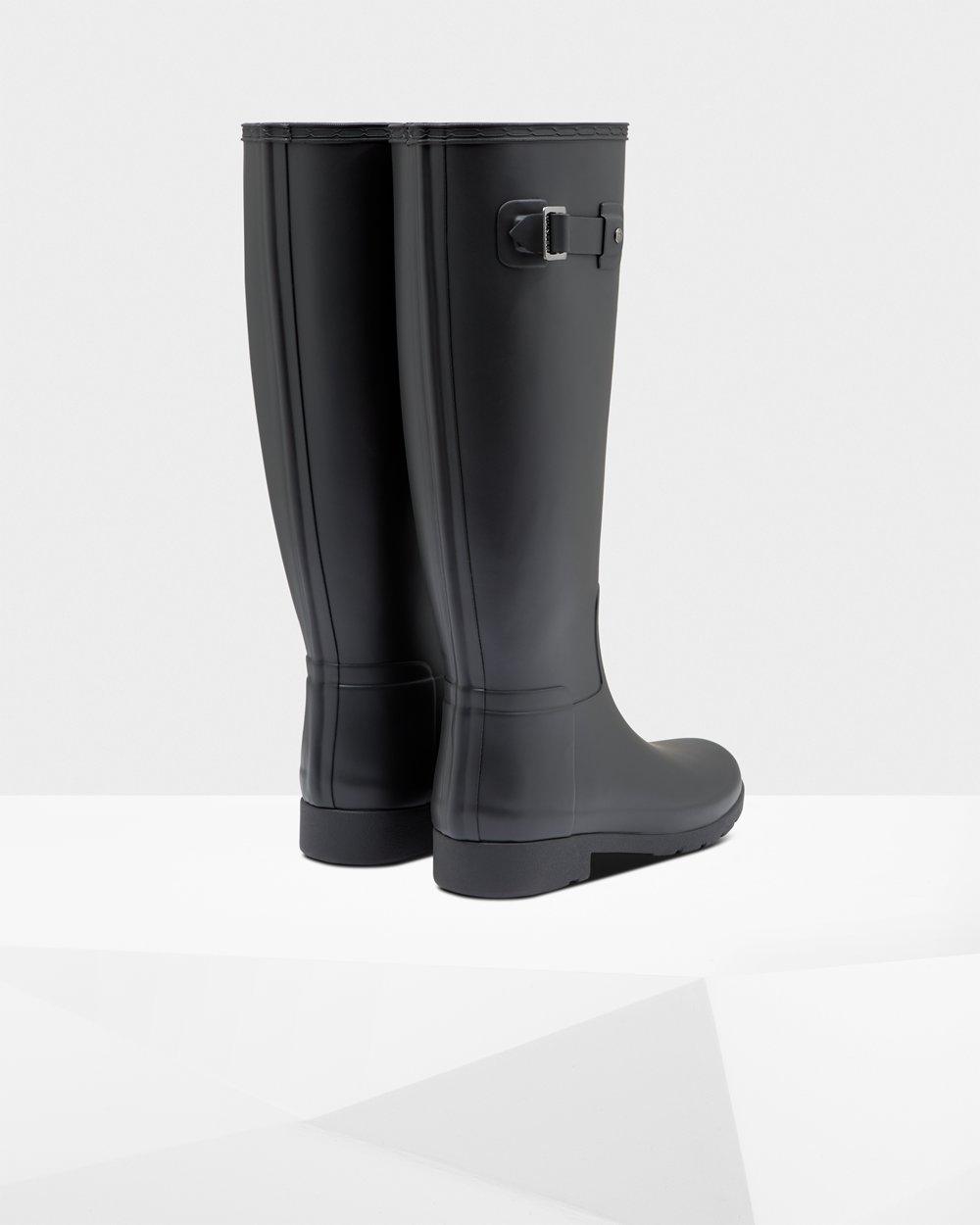Galochas Altas Hunter Feminina Pretas - Refined Slim Fit - 54XGFILAE